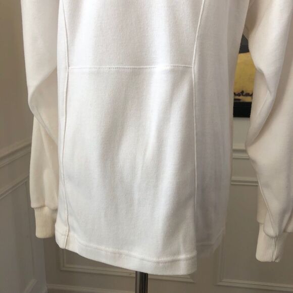 Vintage 80s 90s Mock Neck Appliqué Bling Top L - Picture 10 of 11